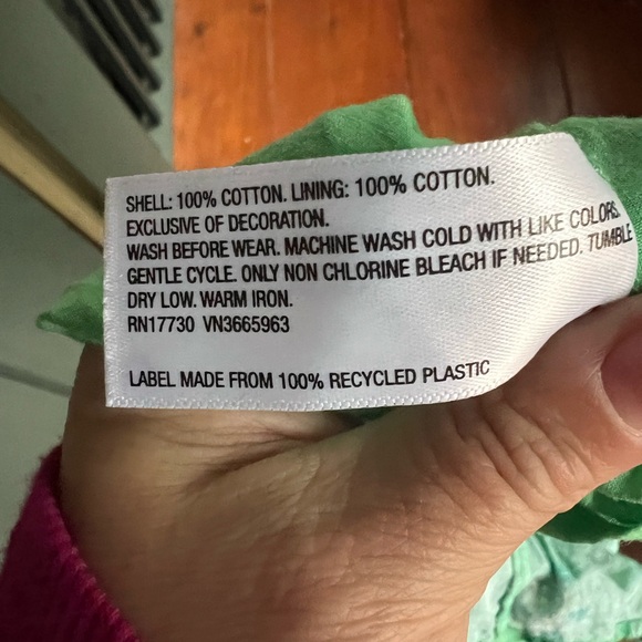 Floral printed cotton dress - Picture 5 of 5